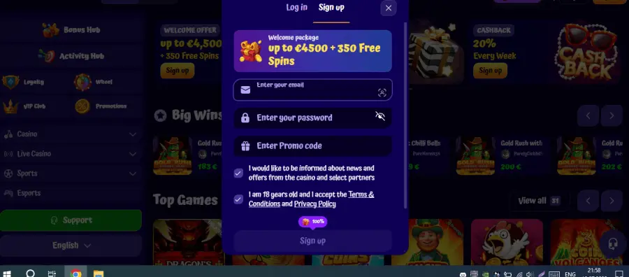 Spingranny casino