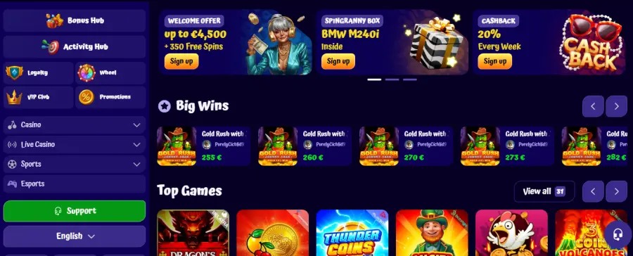 Spin granny